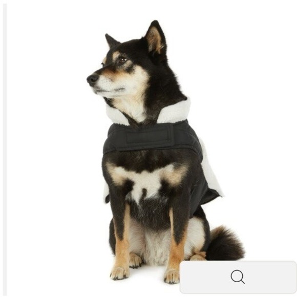 Pajar Pup Mixed Media Sherpa Dog Jacket Black M New - Picture 2 of 6